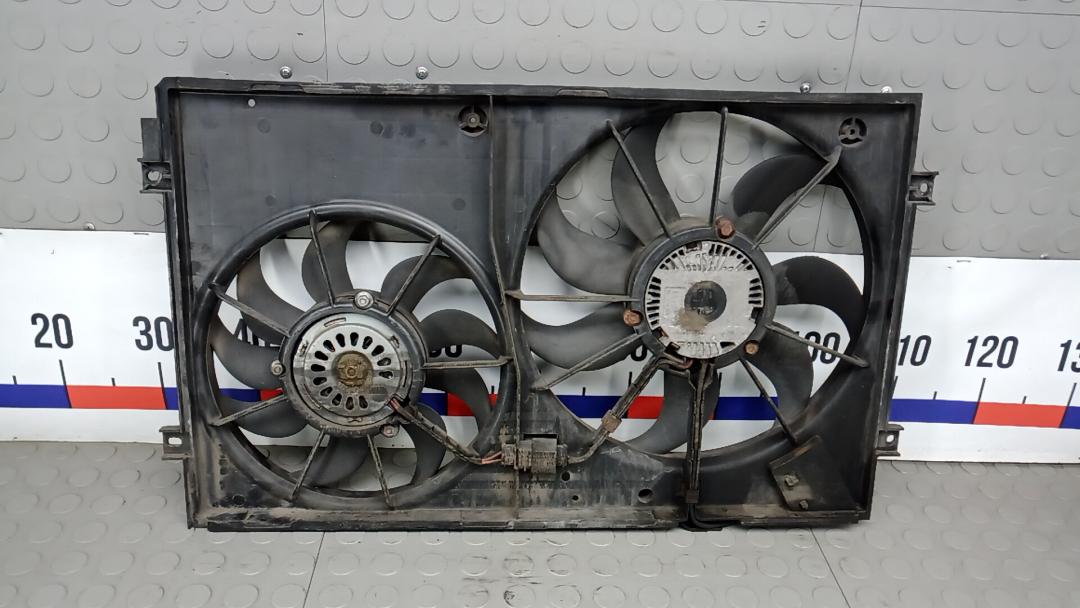 вентилятор радиатора Volkswagen Golf Plus 1 поколение 2007, 1.9 л., дизель, МКПП, хетчбэк 5 дв. - фото №1