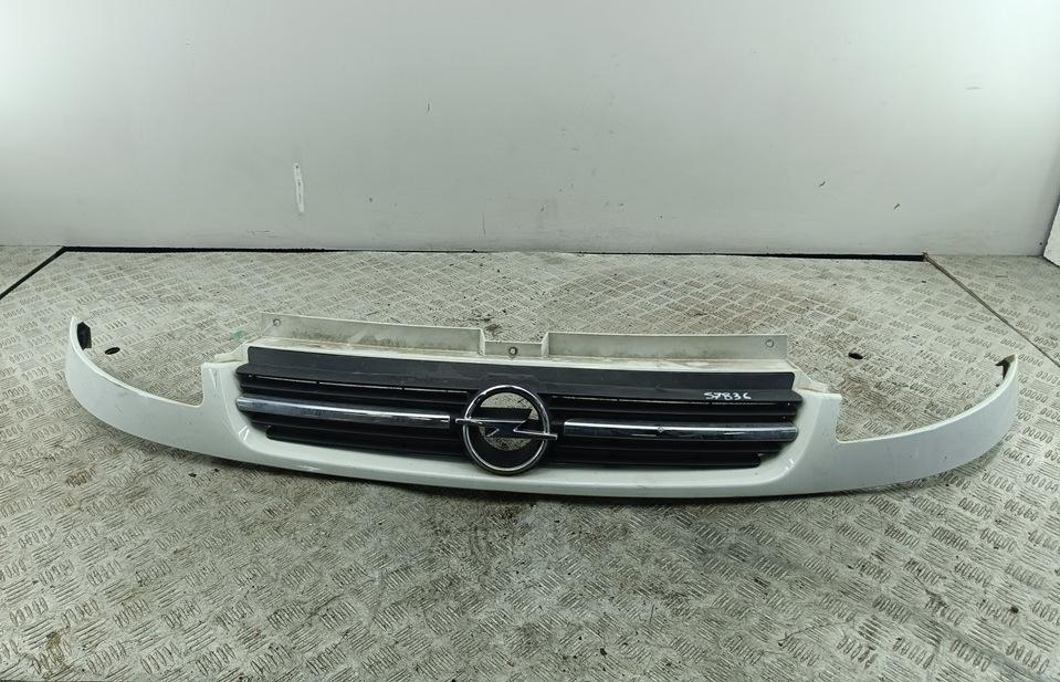 решетка радиатора Opel Vivaro A 2005, белый, микроавтобус