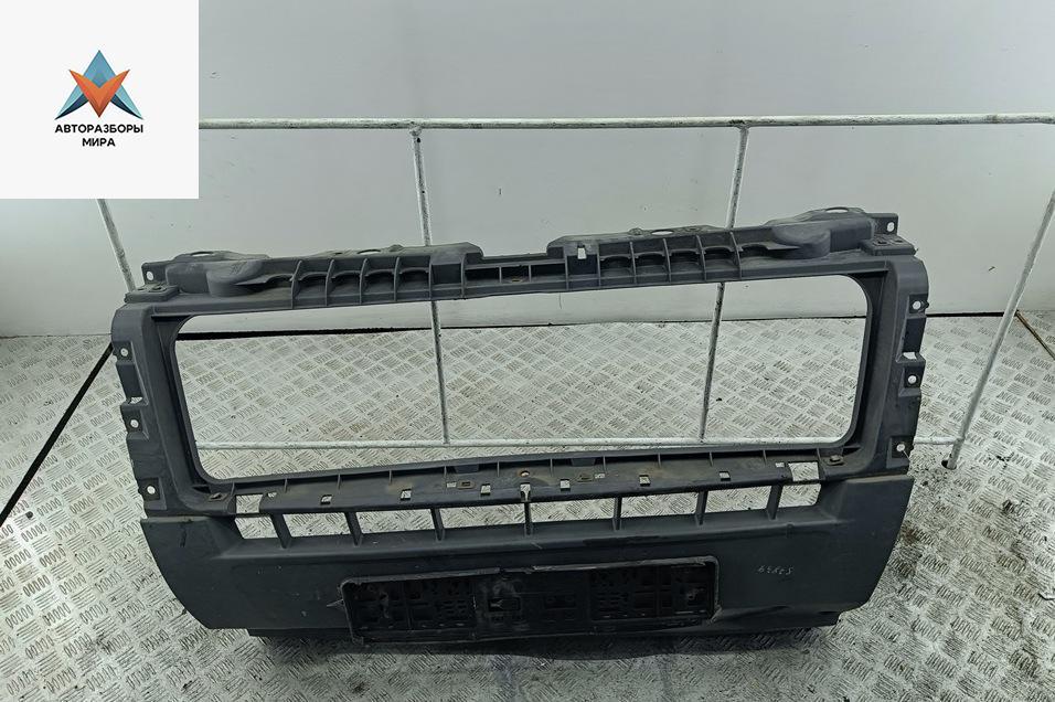 бампер передний Citroen Jumper 2 поколение 2007, дизель, белый, микроавтобус - фото №1