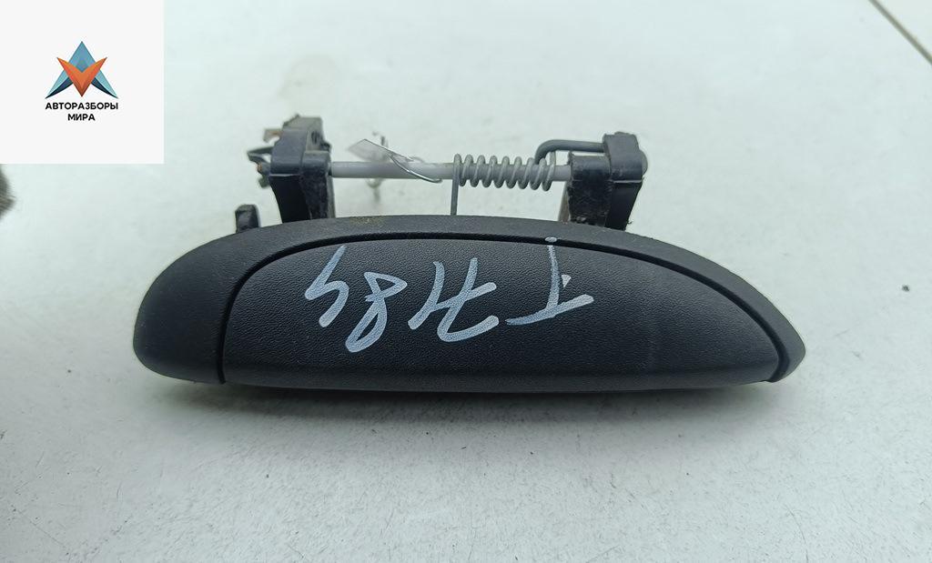 ручка наружная задняя правая Dacia (Renault) Logan 2007, 1.6 л., бензин, МКПП, чёрный, универсал, 7700433076 - фото №1