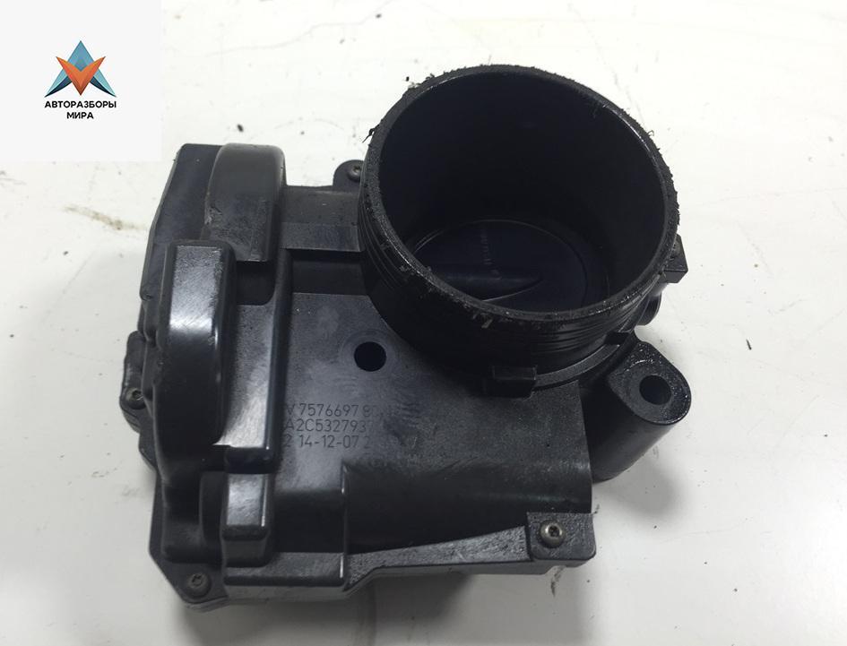 заслонка дроссельная Peugeot 207 1 поколение 2008, 1.6 л., бензин, МКПП, серый, универсал, 757669780 - фото №1