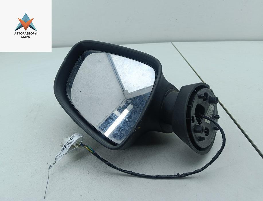 зеркало правое Dacia (Renault) Logan 2007, 1.6 л., бензин, МКПП, чёрный, универсал, 8200497487 - фото №1