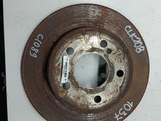 диск тормозной задний Mercedes-Benz CLK-Класс W208/A208 [рестайлинг] 1999, 2.0 л., бензин, АКПП, серый, купе