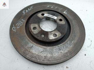 диск тормозной передний Citroen Xantia 1 поколение [рестайлинг] 1999, 2.0 л., бензин, МКПП, зелёный, хетчбэк 5 дв.