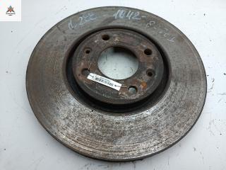 диск тормозной передний Citroen C5 1 поколение [рестайлинг] 2007, 2.0 л., дизель, МКПП, чёрный, универсал