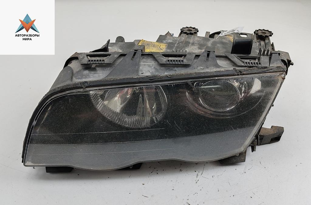 фара левая BMW 3 серия E46 2000, 2.0 л., бензин, АКПП, чёрный, седан, 6902759 - фото №1