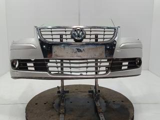 бампер передний Volkswagen Touran 1 поколение [рестайлинг] 2007, цвет, 1T0807221D