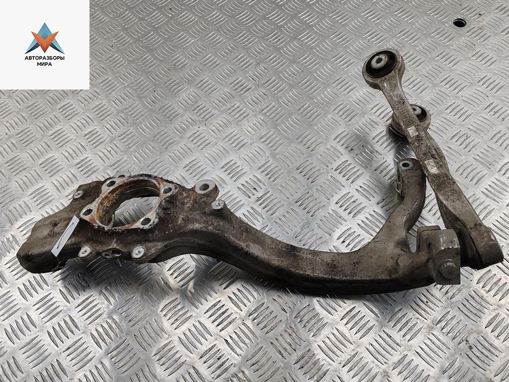 Кулак (корпус ступицы) передний правый Audi A6 4F/C6 2004, 2.4 л., бензин, АКПП, серый, седан, 4F0258 - фото №1