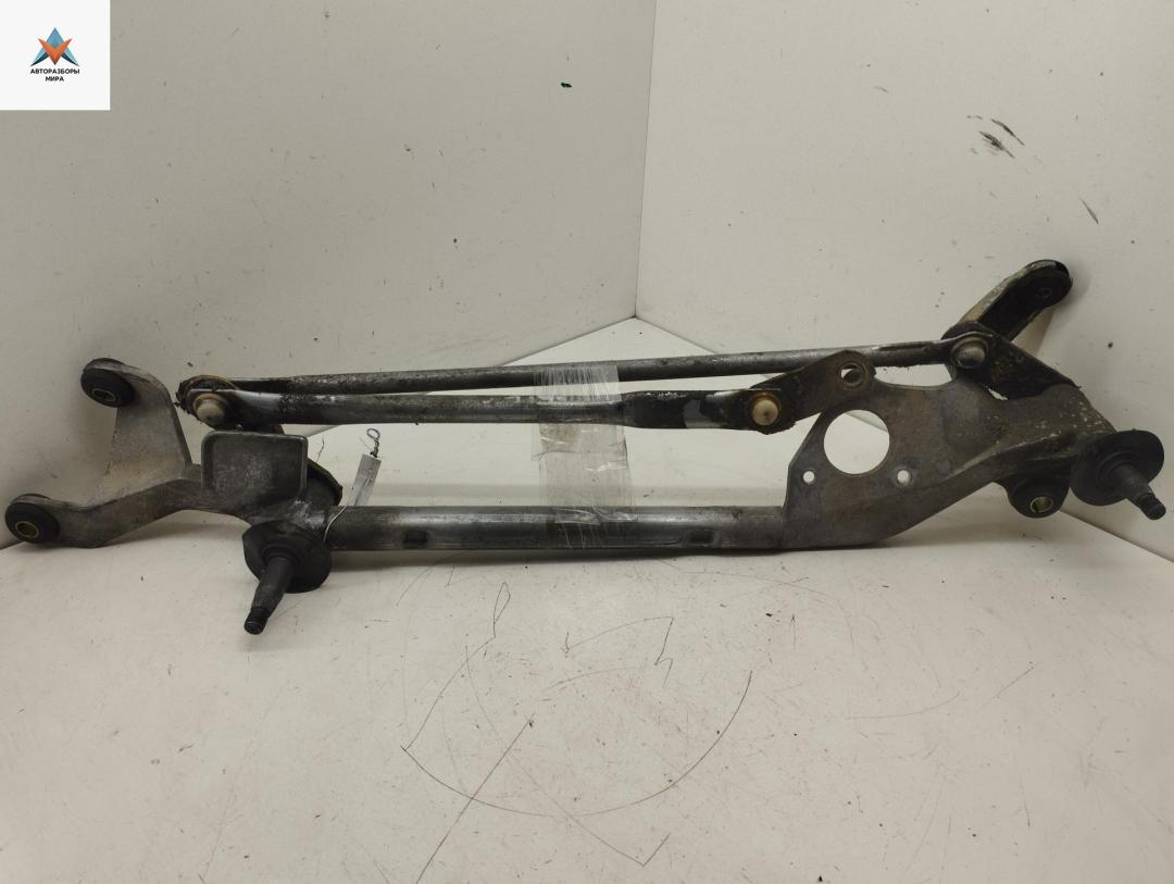 Механизм стеклоочистителя переднего (трапеция дворников) Nissan Primera P12 2006, 1.8 л., бензин, МКПП, чёрный, универсал - фото №1