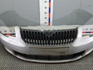 бампер передний Skoda Superb 2 поколение [рестайлинг] 2013, 2.0 л., дизель, АКПП, хетчбэк 5 дв.