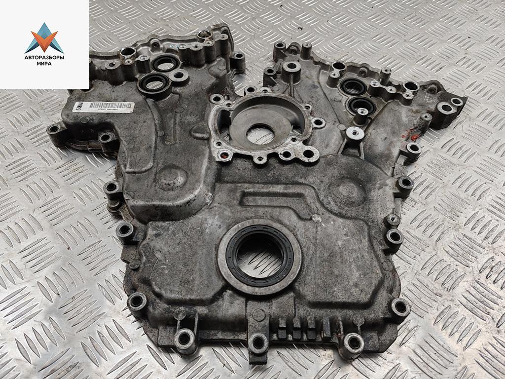 крышка двигателя передняя Opel Insignia 1 поколение (A) 2009, 2.8 л., бензин, АКПП, серый, универсал, A28NETHN043894 - фото №1