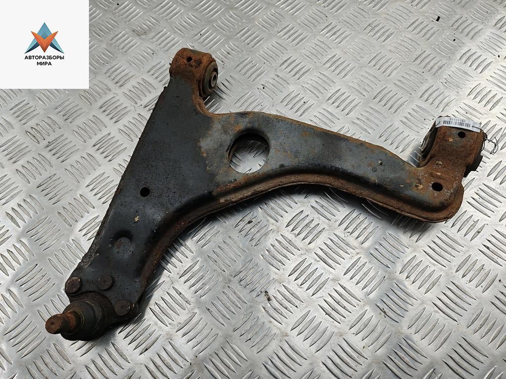 рычаг передний левый Opel Astra G 2000, 1.6 л., бензин, МКПП, серый, хетчбэк 5 дв. - фото №1