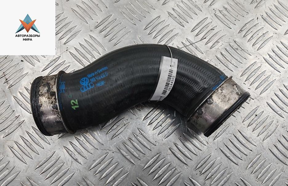 патрубок интеркулера Skoda Octavia mk2 (A5 1Z) 2005, 2.0 л., дизель, МКПП, зелёный, универсал, 1K0145838D - фото №1