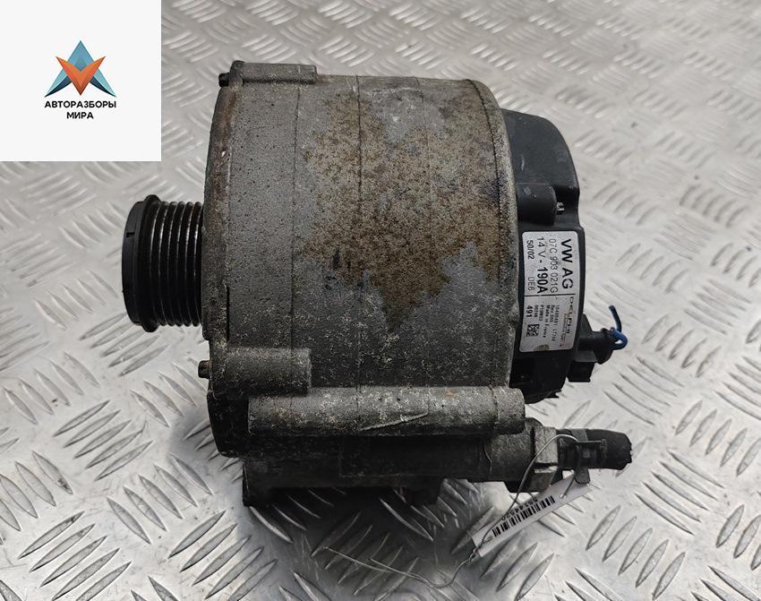 генератор Volkswagen Phaeton 1 поколение 2003, 3.2 л., бензин, АКПП, чёрный, седан, 07C903021G - фото №1