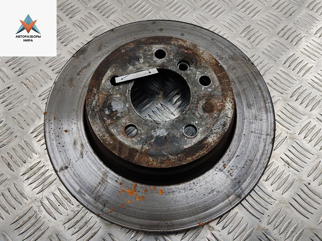 диск тормозной задний BMW 5 серия E60/E61 2006, 2.5 л., бензин, АКПП, серый, седан - фото №1