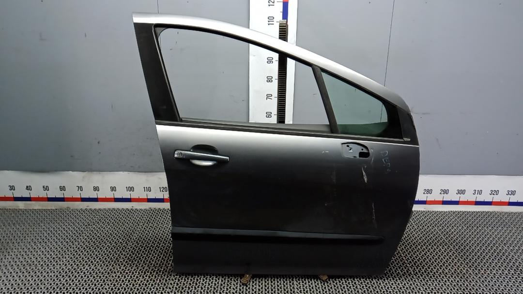 дверь передняя правая Peugeot 308 T7 2009, 1.6 л., дизель, МКПП, хетчбэк 5 дв. - фото №1