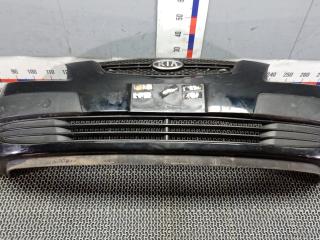 бампер передний Kia Rio 2 поколение [рестайлинг] 2009, 1.4 л., бензин, МКПП, хетчбэк 5 дв.