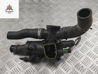 корпус термостата Citroen C5 1 поколение [рестайлинг] 2007, 2.0 л., дизель, МКПП, чёрный, универсал, 9656182980