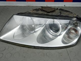 фара левая Volkswagen Touareg 1 поколение [рестайлинг] 2007, 3.0 л., дизель, АКПП, внедорожник 5 дв.