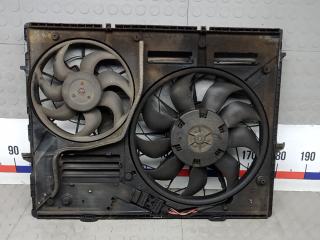 вентилятор радиатора Volkswagen Touareg 1 поколение [рестайлинг] 2007, 3.0 л., дизель, АКПП, внедорожник 5 дв.