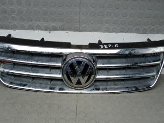 решетка радиатора Volkswagen Touareg 1 поколение [рестайлинг] 2007, 3.0 л., дизель, АКПП, внедорожник 5 дв.