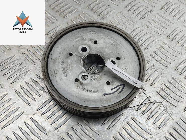 шкив насоса гидроусилителя Audi A4 B7 2005, 2.5 л., дизель, АКПП, серый, универсал, 059145255 - фото №1