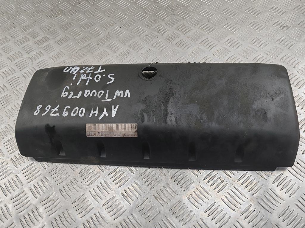 декоративная крышка двигателя Volkswagen Touareg 2004, 5.0 л., дизель, АКПП, чёрный, внедорожник 5 дв., 07Z103502C