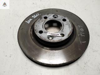 диск тормозной передний Dacia (Renault) Logan 2007, 1.6 л., бензин, МКПП, чёрный, универсал