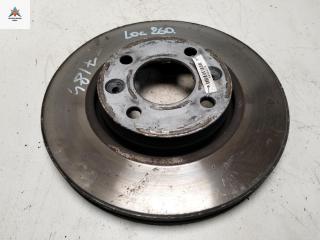 диск тормозной передний Dacia (Renault) Logan 2007, 1.6 л., бензин, МКПП, чёрный, универсал