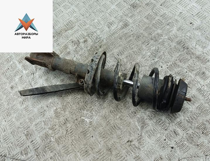 стойка передняя Opel Zafira 1 поколение (A) 2002, 1.8 л., бензин, МКПП, синий, минивэн - фото №1