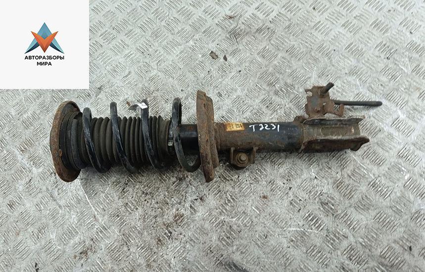 стойка передняя Opel Vectra C 2002, 1.8 л., бензин, МКПП, синий, седан - фото №1