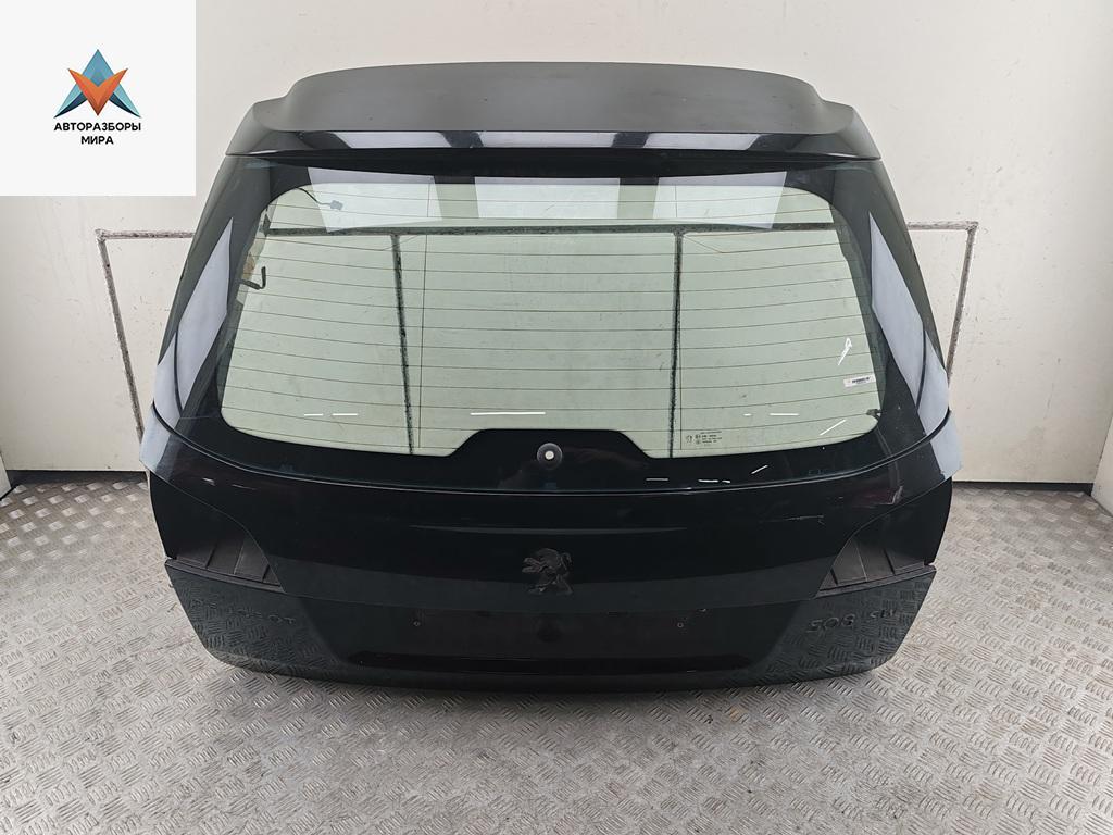 крышка багажника Peugeot 508 1 поколение 2011, чёрный, универсал, 9687858777 - фото №1