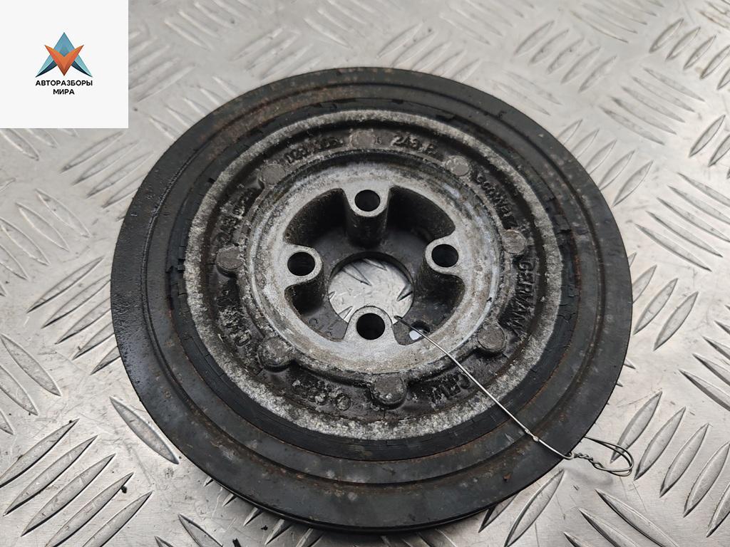 шкив коленвала Volkswagen Transporter T4 1991, 1.9 л., дизель, МКПП, белый, микроавтобус, 028105243F - фото №1