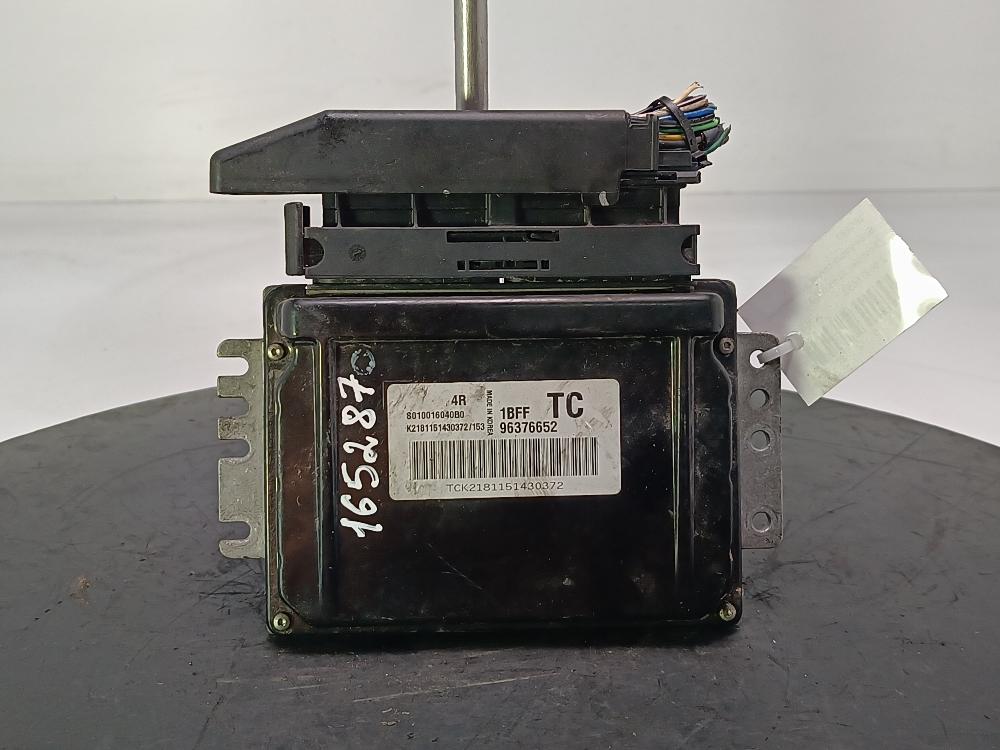 Блок управления двигателем Chevrolet Kalos 1 поколение 2008, цвет, 96376652 - фото №1