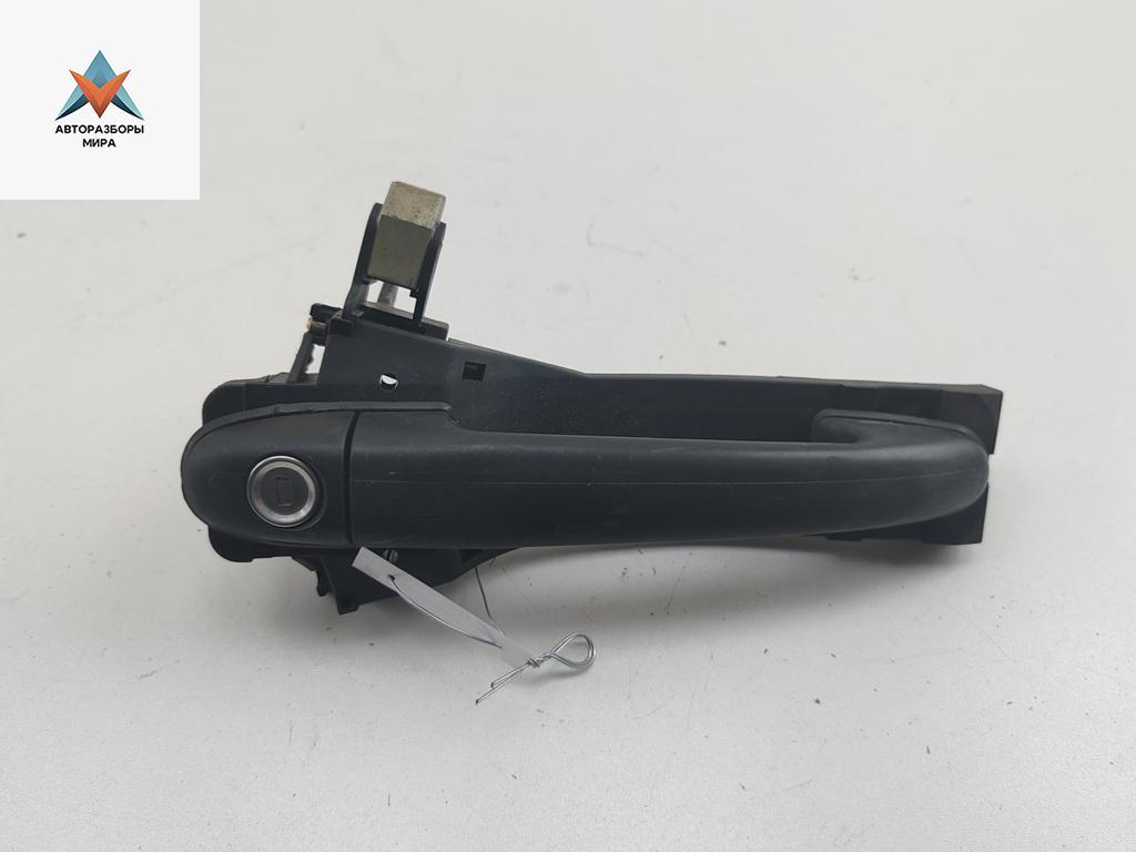 ручка наружная передняя левая Mercedes-Benz A-Класс W168 1998, 1.4 л., бензин, МКПП, синий, хетчбэк 5 дв. - фото №1