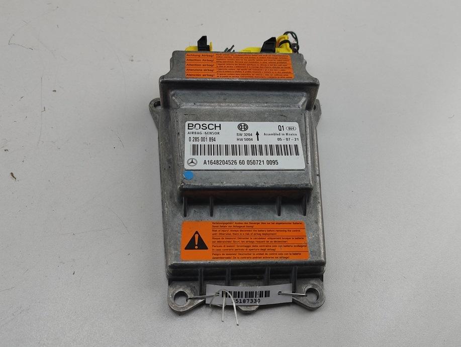 блок AirBag Mercedes-Benz M-Class ML W164 2005, 3.0 л., дизель, АКПП, чёрный, внедорожник 5 дв., 0285001894, 1648204526