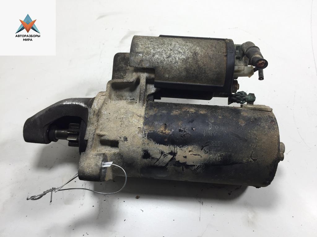 стартер Audi A4 B5 1997, 2.6 л., бензин, МКПП, красный, седан - фото №1