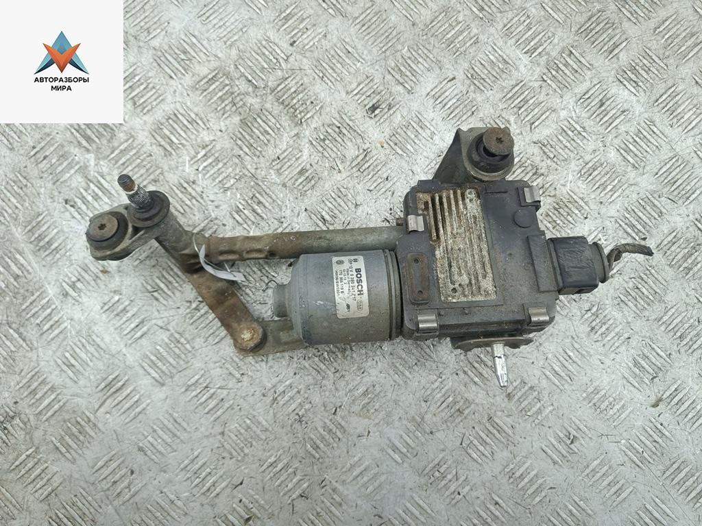 Механизм стеклоочистителя переднего (трапеция дворников) Volkswagen Touran 1 поколение 2004, 1.6 л., бензин, МКПП, чёрный, минивэн - фото №1