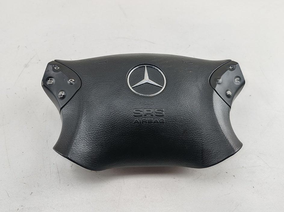 подушка безопасности водителя Mercedes-Benz C W203 2002, 2.2 л., дизель, АКПП, синий, универсал, 2034601898