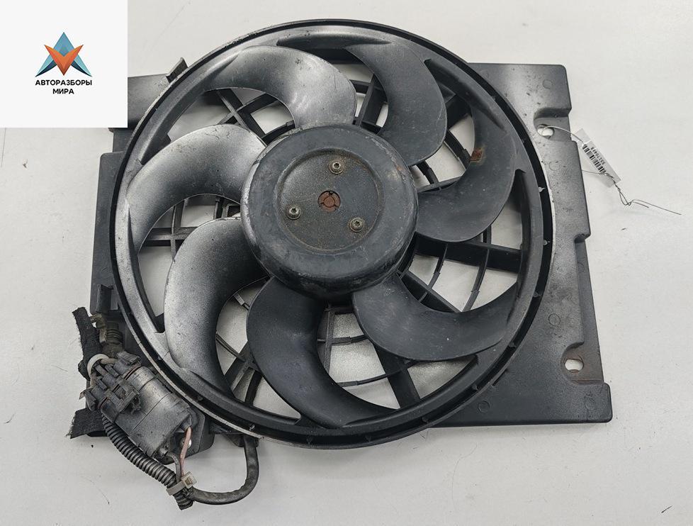вентилятор радиатора Opel Astra G 2000, 2.0 л., дизель, МКПП, серый, универсал, 1341345 - фото №1