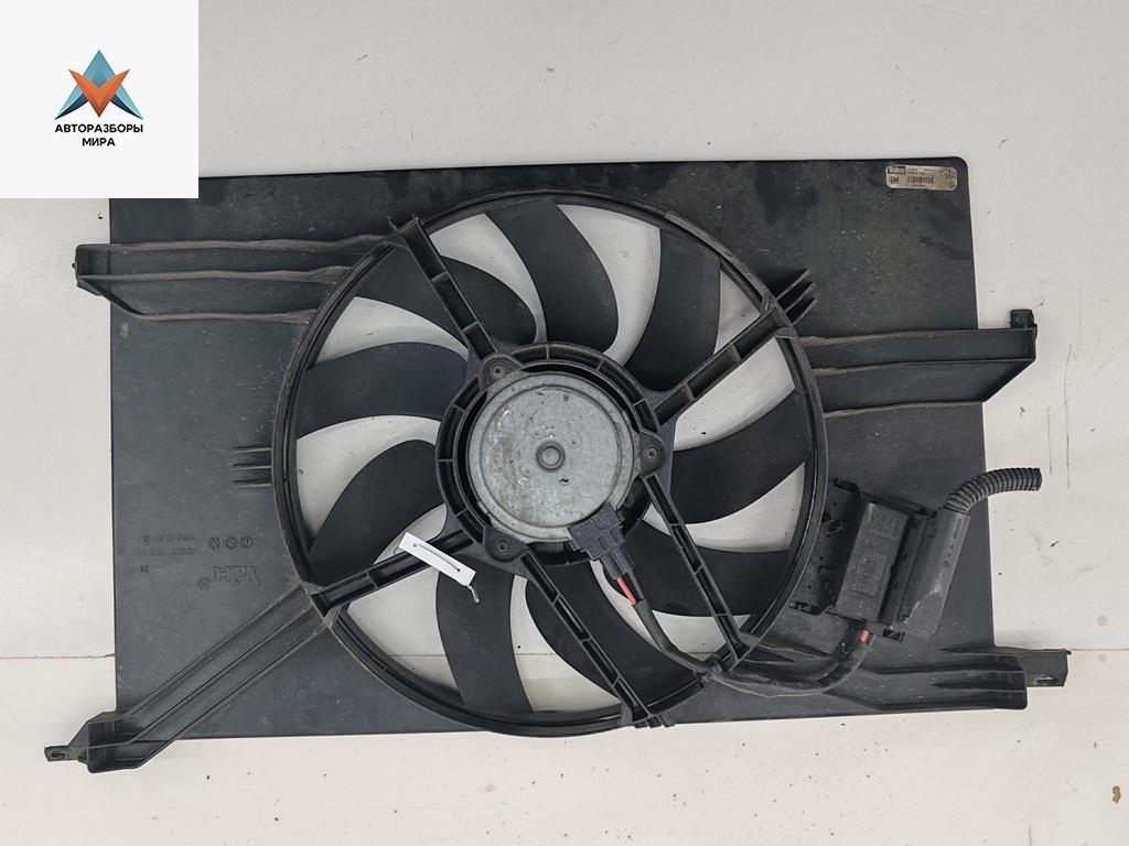 вентилятор радиатора Opel Vectra C 2004, 2.2 л., бензин, АКПП, серый, хетчбэк 5 дв., 13159729 - фото №1