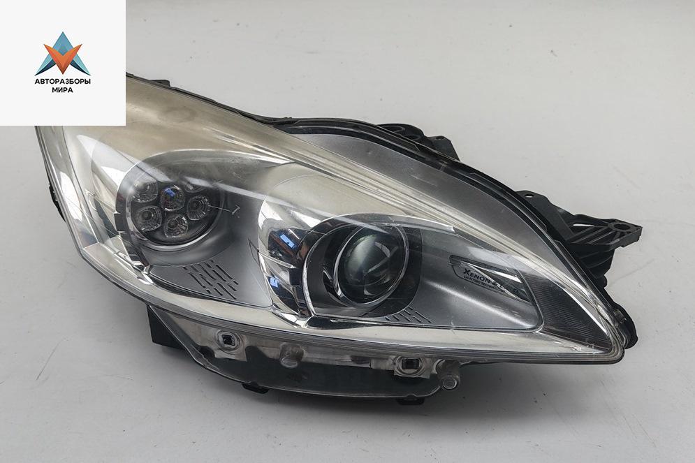 фара правая Peugeot 508 1 поколение 2011, 2.0 л., дизель, МКПП, чёрный, универсал, 9687580580 - фото №1