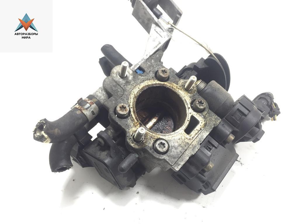 заслонка дроссельная Opel Astra G 1998, 1.2 л., бензин, МКПП, серый, хетчбэк 5 дв., X12XE - фото №1