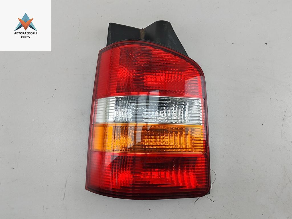 фонарь задний левый Volkswagen Transporter T5 2006, 2.5 л., дизель, МКПП, серый, микроавтобус, 7H0945095K - фото №1