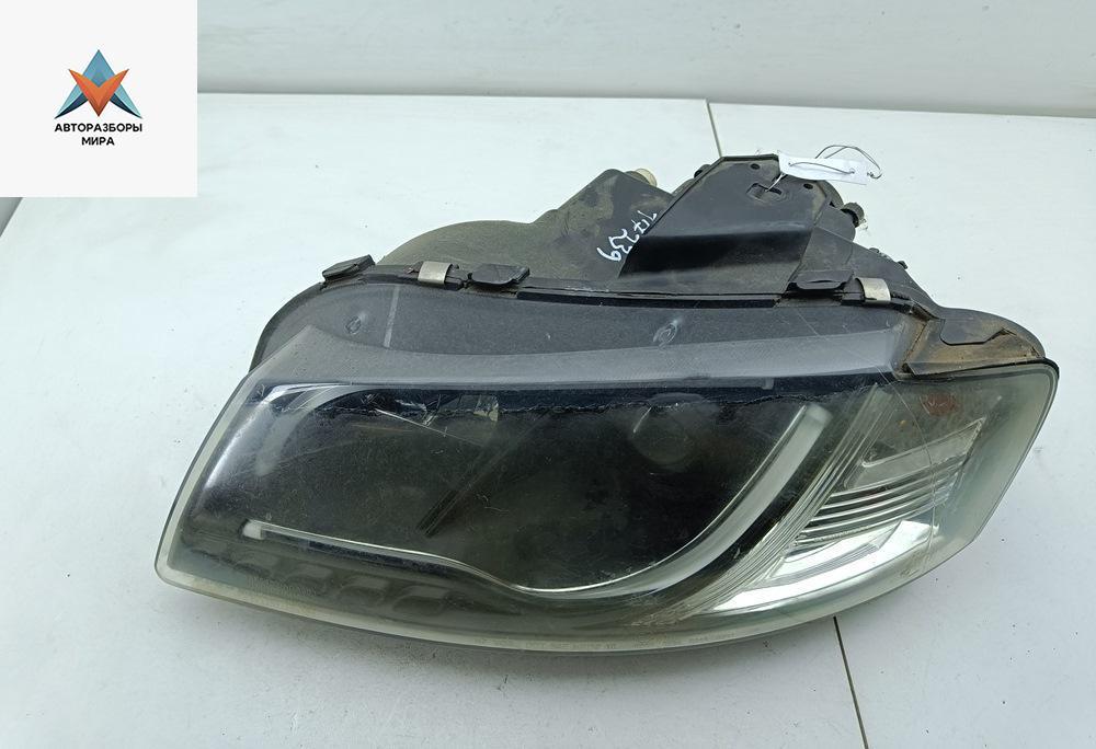 фара левая Audi A3 8P 2003, 1.6 л., бензин, МКПП, серый, хетчбэк 3 дв. - фото №1