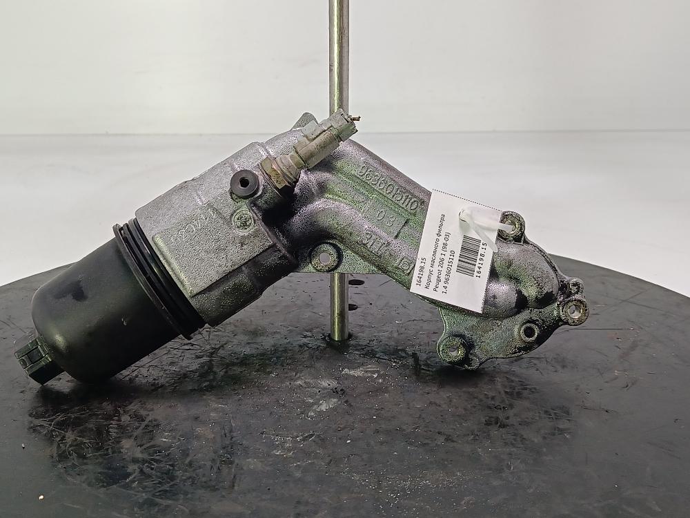 корпус масляного фильтра Peugeot 206 1 поколение 2000, Бензин 1.4, цвет, 9636015110 - фото №1