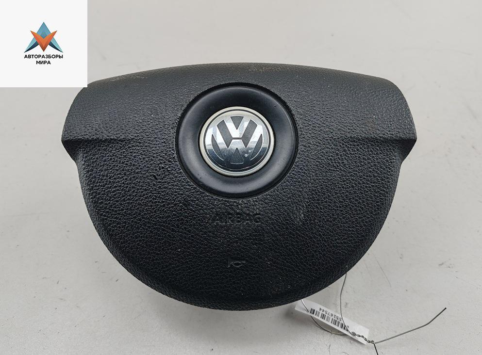 подушка безопасности водителя Volkswagen Passat B6 2006, 2.0 л., дизель, МКПП, чёрный, универсал, 3C0880201AH - фото №1