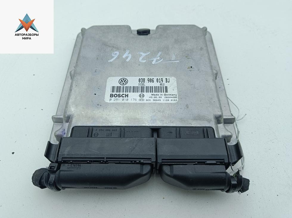 ЭБУ Volkswagen Passat B5 1999, 1.9 л., дизель, МКПП, чёрный, универсал, 038906019BJ - фото №1