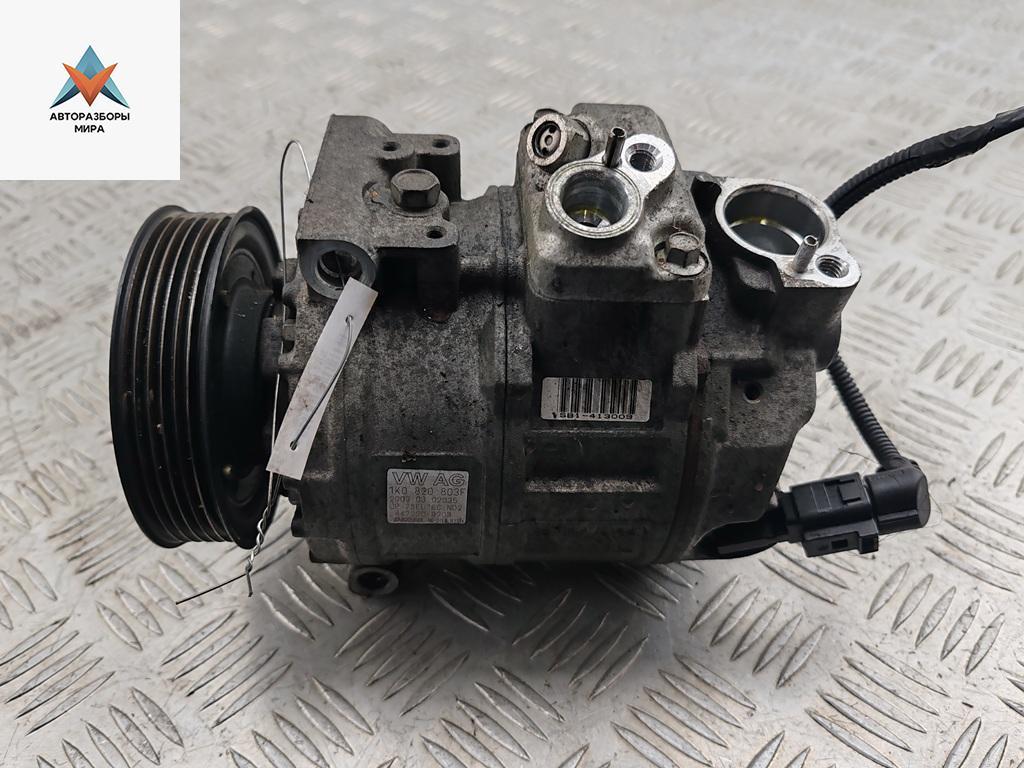компрессор кондиционера Audi A3 8P 2003, 1.6 л., бензин, 1K0820803F - фото №1