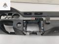 панель передняя салона (торпедо) Volkswagen Passat B6 2007, 2.0 л., дизель, МКПП, серый, универсал - фото №8